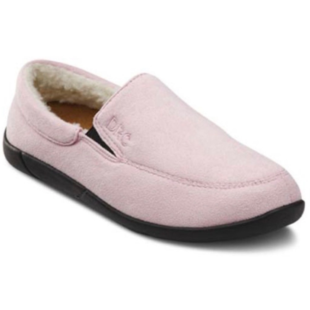 Dr. Comfort Cuddle Pink Orthopedic Slippers Mocassins Size 10 Wide